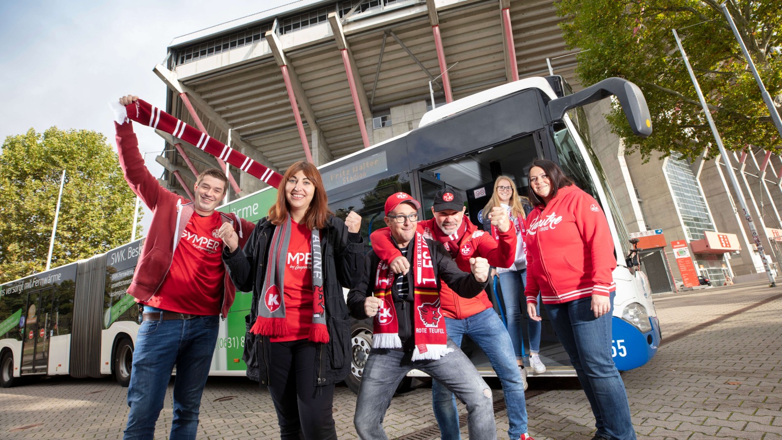 Shuttle zum Stadion