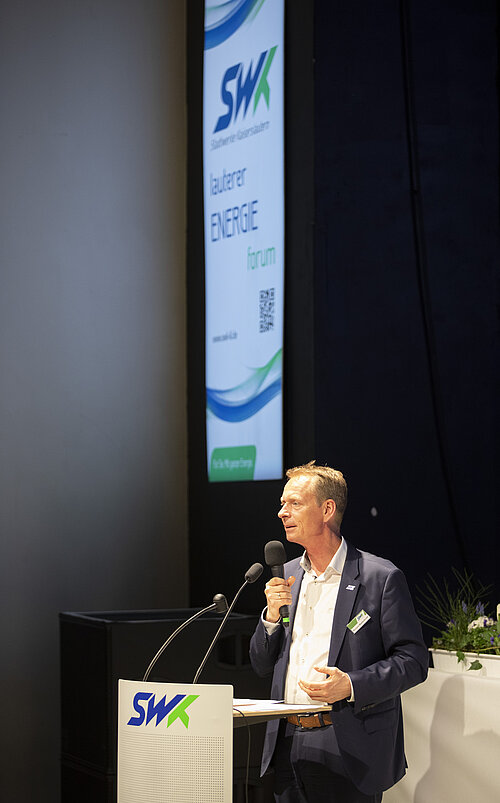 11. Lautrer Energieforum | Vorstandsmitglied Richard Mastenbroek | SWK Stadtwerke Kaiserslautern| ©view