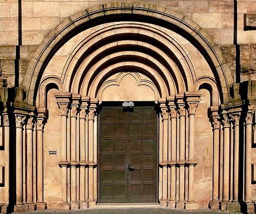 Eingangstür Abteikirche Otterberg