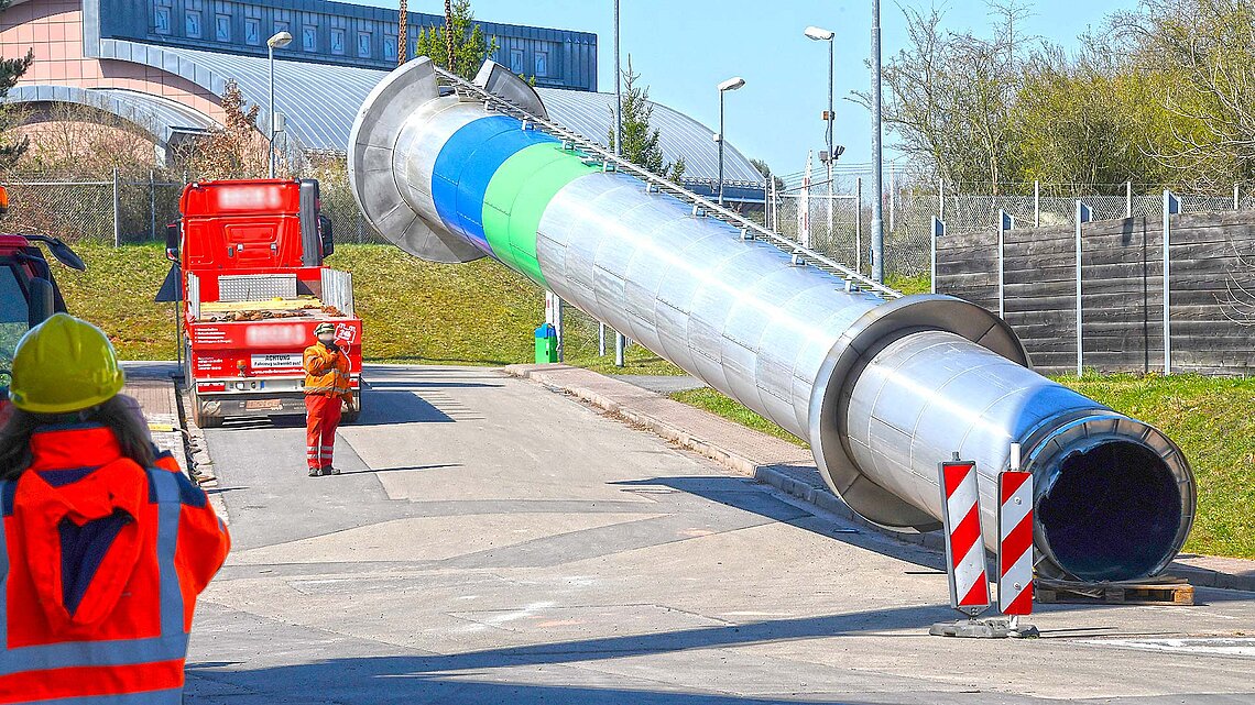 Baustelle Karcherstraße Modernisierung Heizkraftwerk