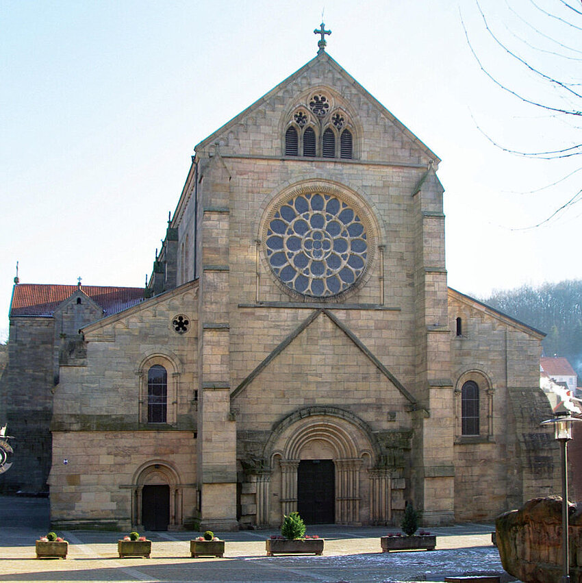 Abteikirche Otterberg Frontansicht