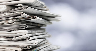 Zeitungsstapel