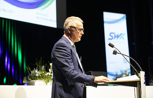 11. Lautrer Energieforum | Vorstandsmitglied Markus Vollmer | SWK Stadtwerke Kaiserslautern | Kammgarn | ©view 