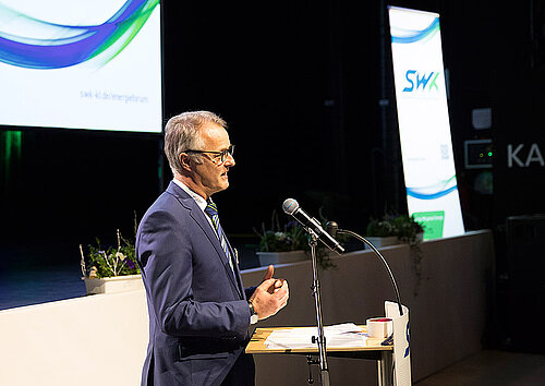 10. Lautrer Energieforum | Vorstandsmitglied Markus Vollmer | SWK Stadtwerke Kaiserslautern| ©view 