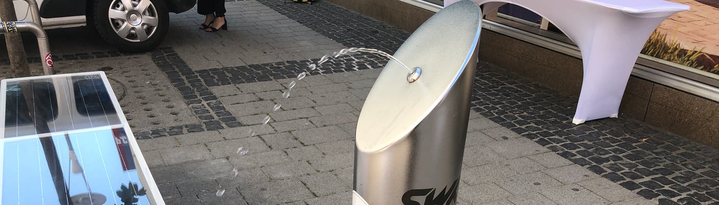 SWK-Trinkwasserbrunnen in der Stadt Kaiserslautern
