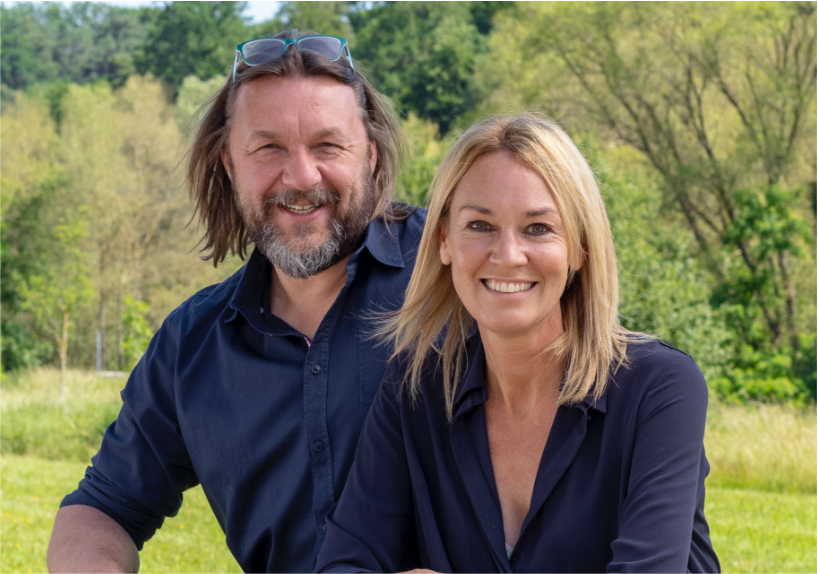 Portrait von Mann und Frau Damm